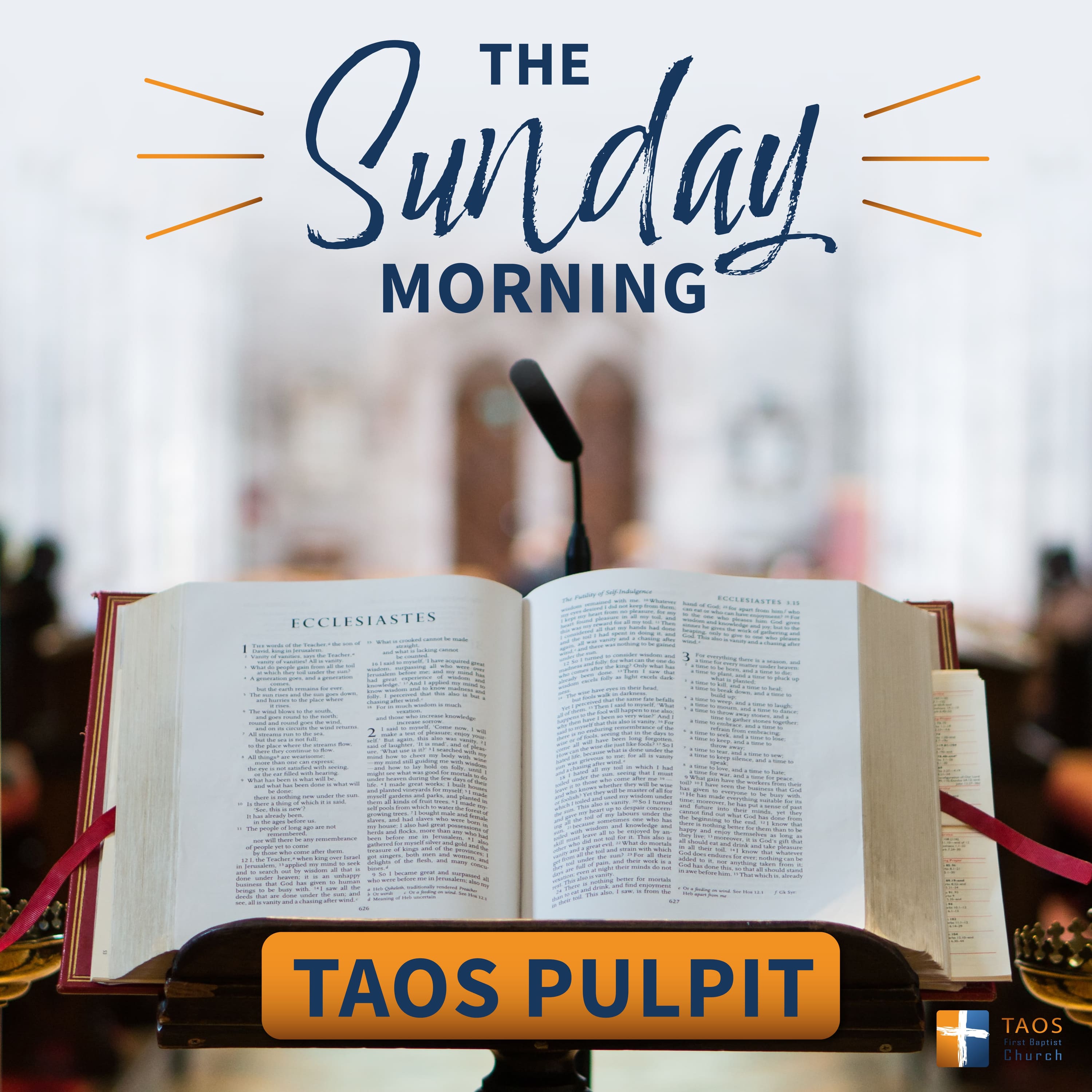 RWM Sunday Pulpit
